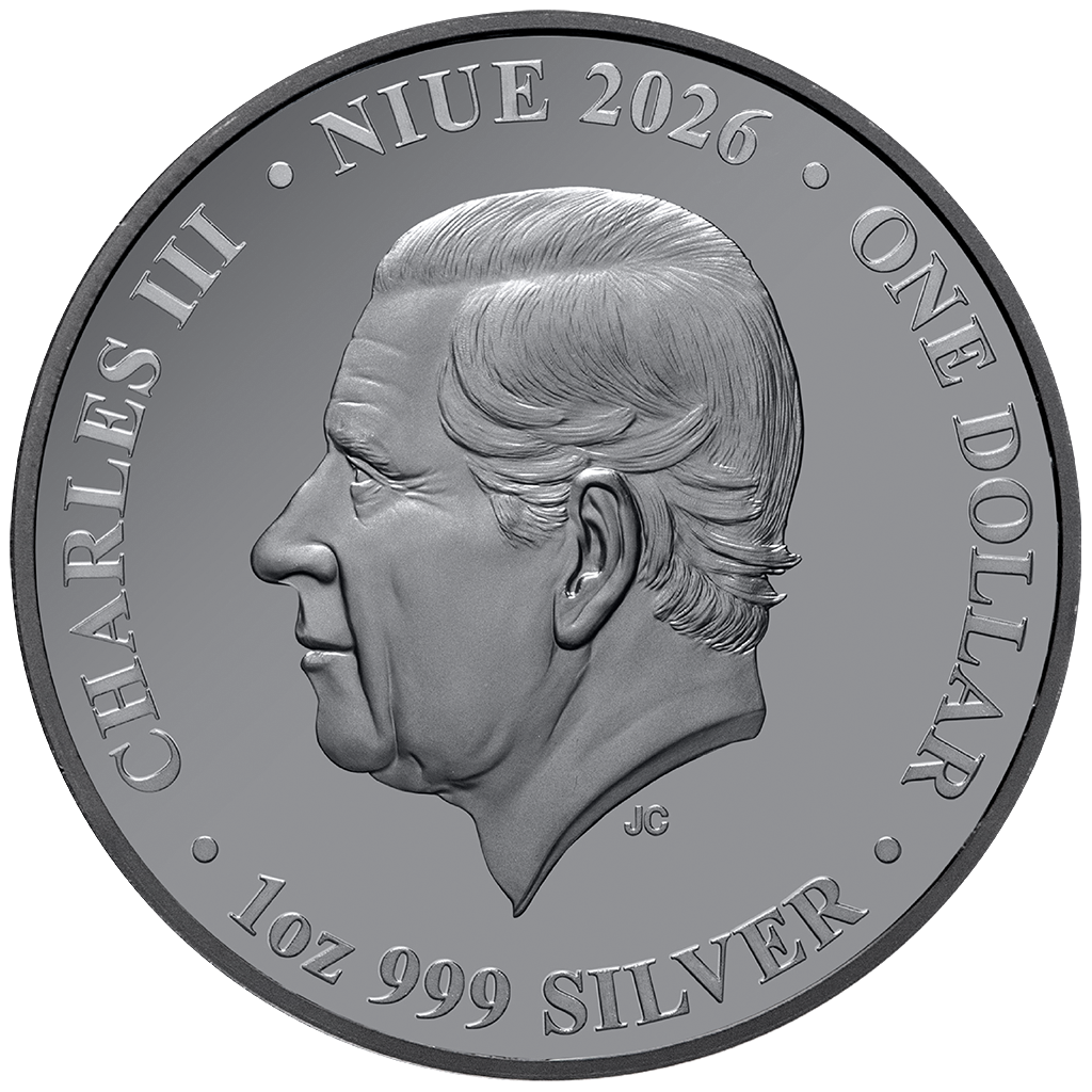 The Pawn - Schachbauer - 2026 - 1 oz Silbermünze Black Proof