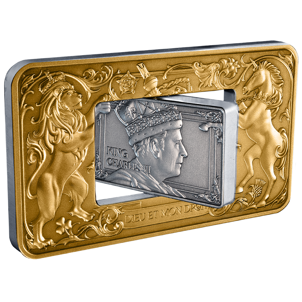 Elizabeth II and Charles III - Royal Portraits 2026 - 2 oz Silbermünze