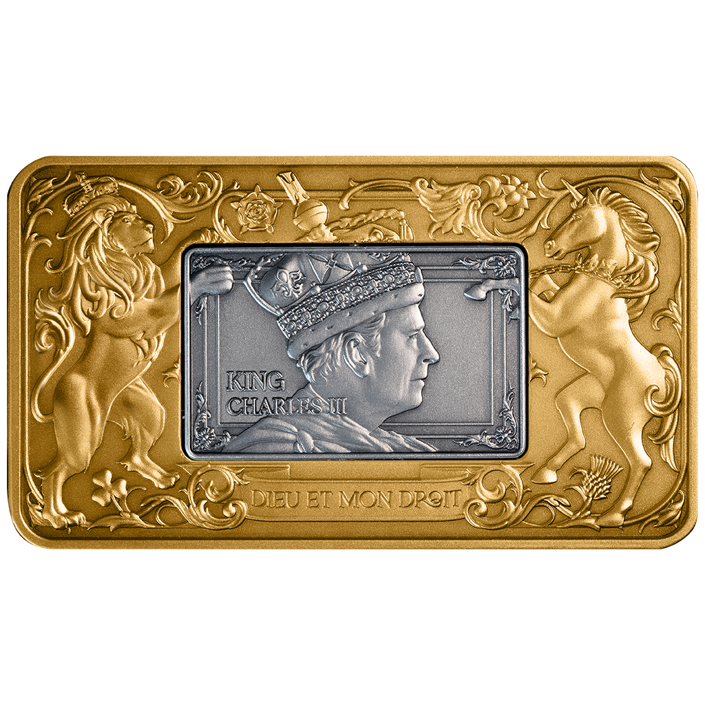 Elizabeth II and Charles III - Royal Portraits 2026 - 2 oz Silbermünze