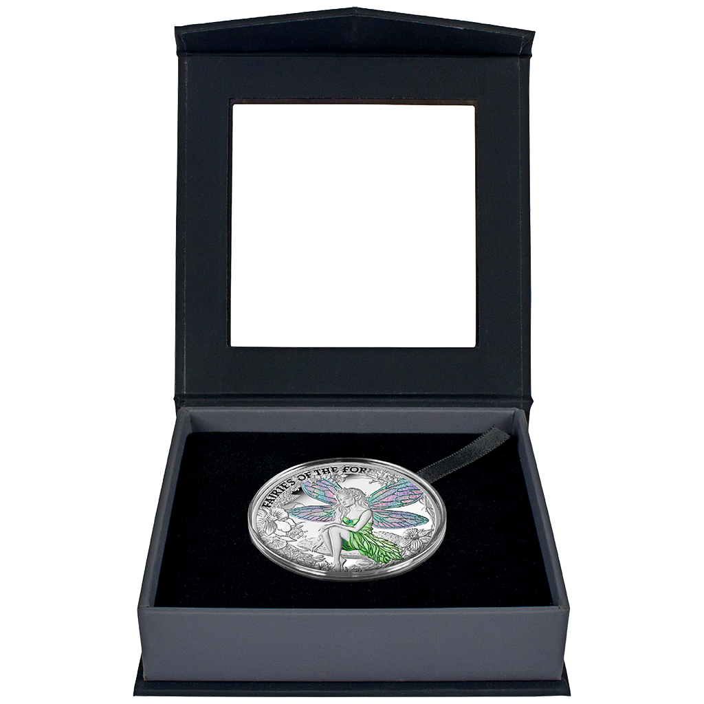 Enchanted - Fairies of the Forest 2026 - 1 oz Silbermünze - Polierte Platte - Farbe