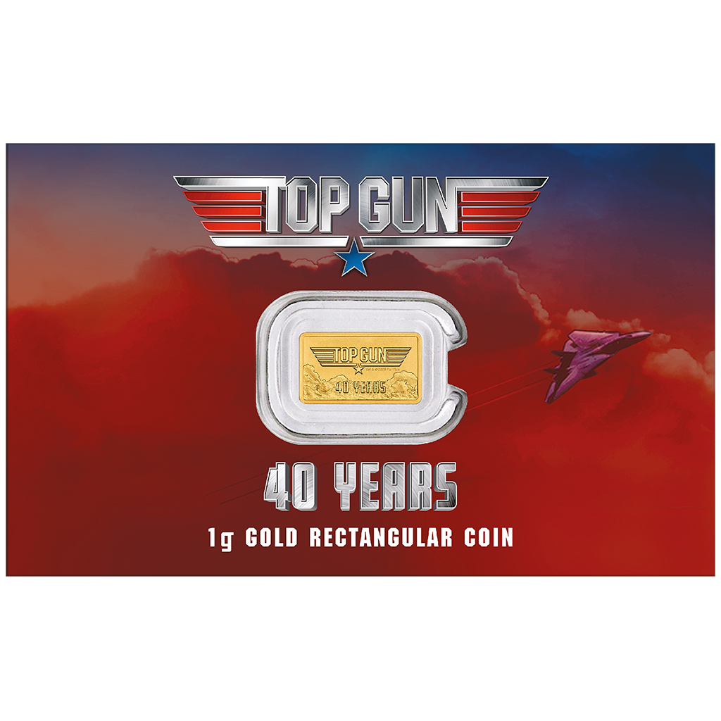 Top Gun - 40. Jubiläum 2026 - 1 Gramm Goldmünze**