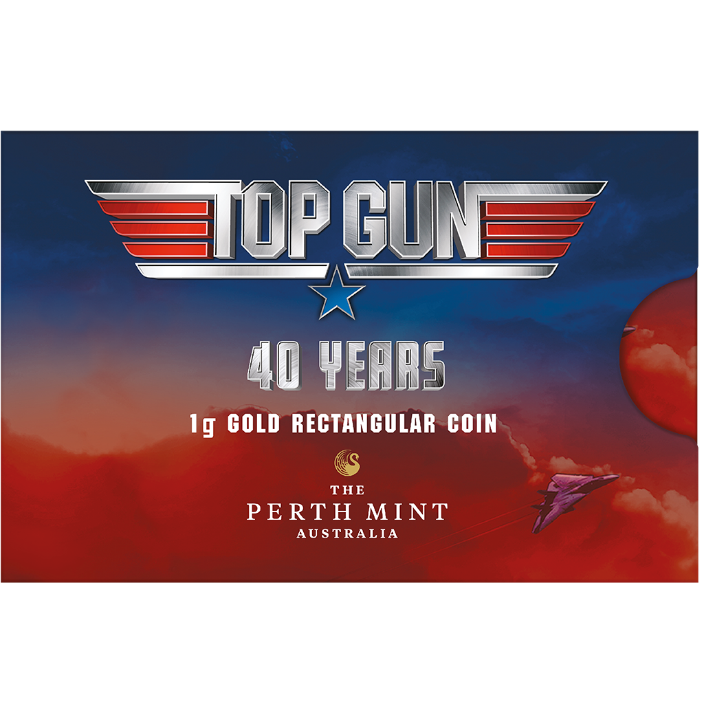 Top Gun - 40. Jubiläum 2026 - 1 Gramm Goldmünze**