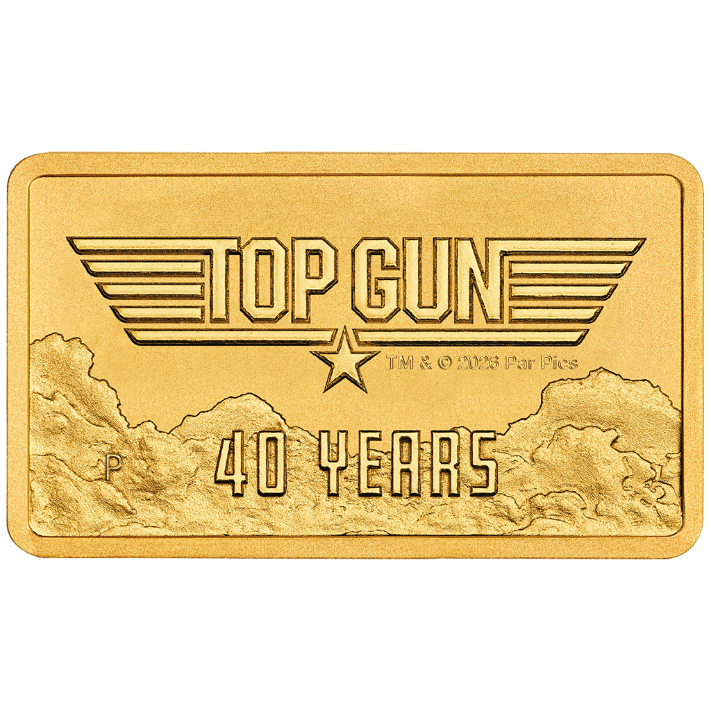Top Gun - 40. Jubiläum 2026 - 1 Gramm Goldmünze**