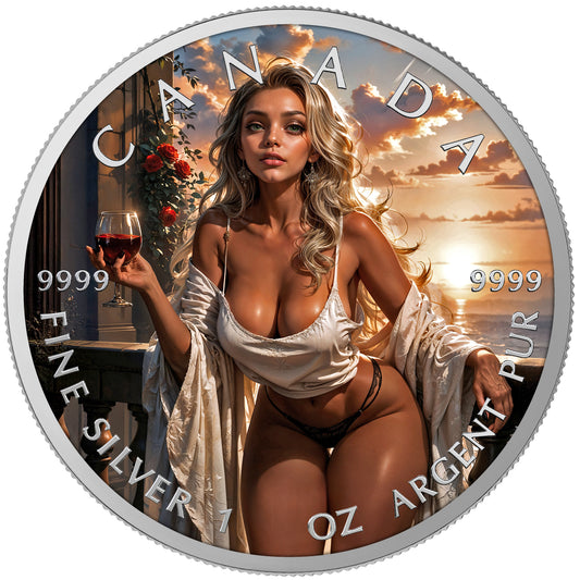 Canada 2025 - I love Italy - 1 oz Silbermünze Farbe***