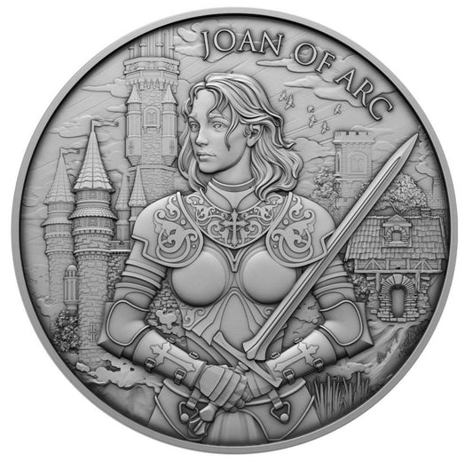 USA - Legendary Warriors - Joan of Arc Silbermedaille BU*