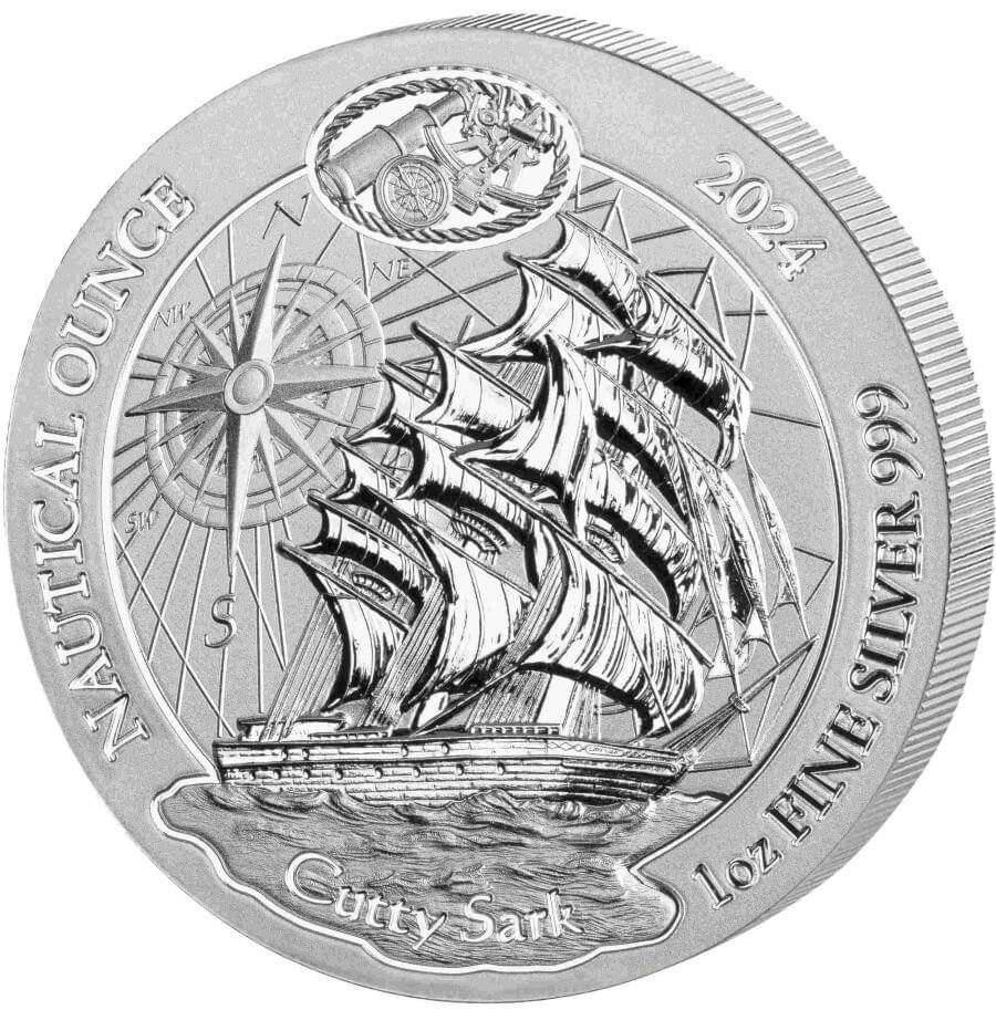 Ruanda Nautical Ounce, Cutty Sark 2024 1 Oz Silbermünze