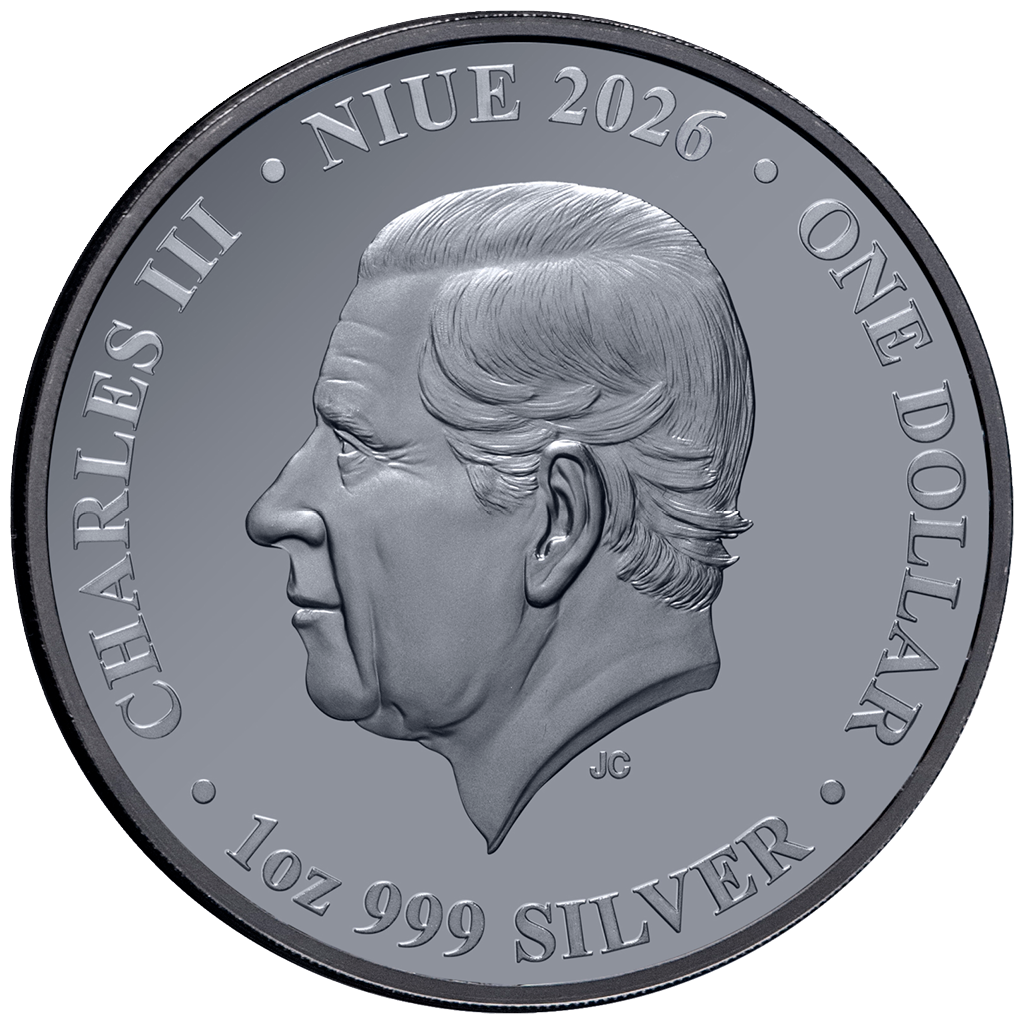 Australien bei Nacht - Kaninchennasenbeutler - 2026 - 1 oz Silbermünze Black Proof