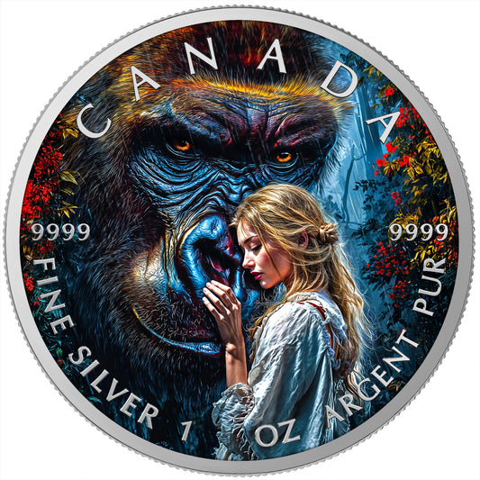 Canada 2025 - Kong Bond - 1 oz Silbermünze Farbe***