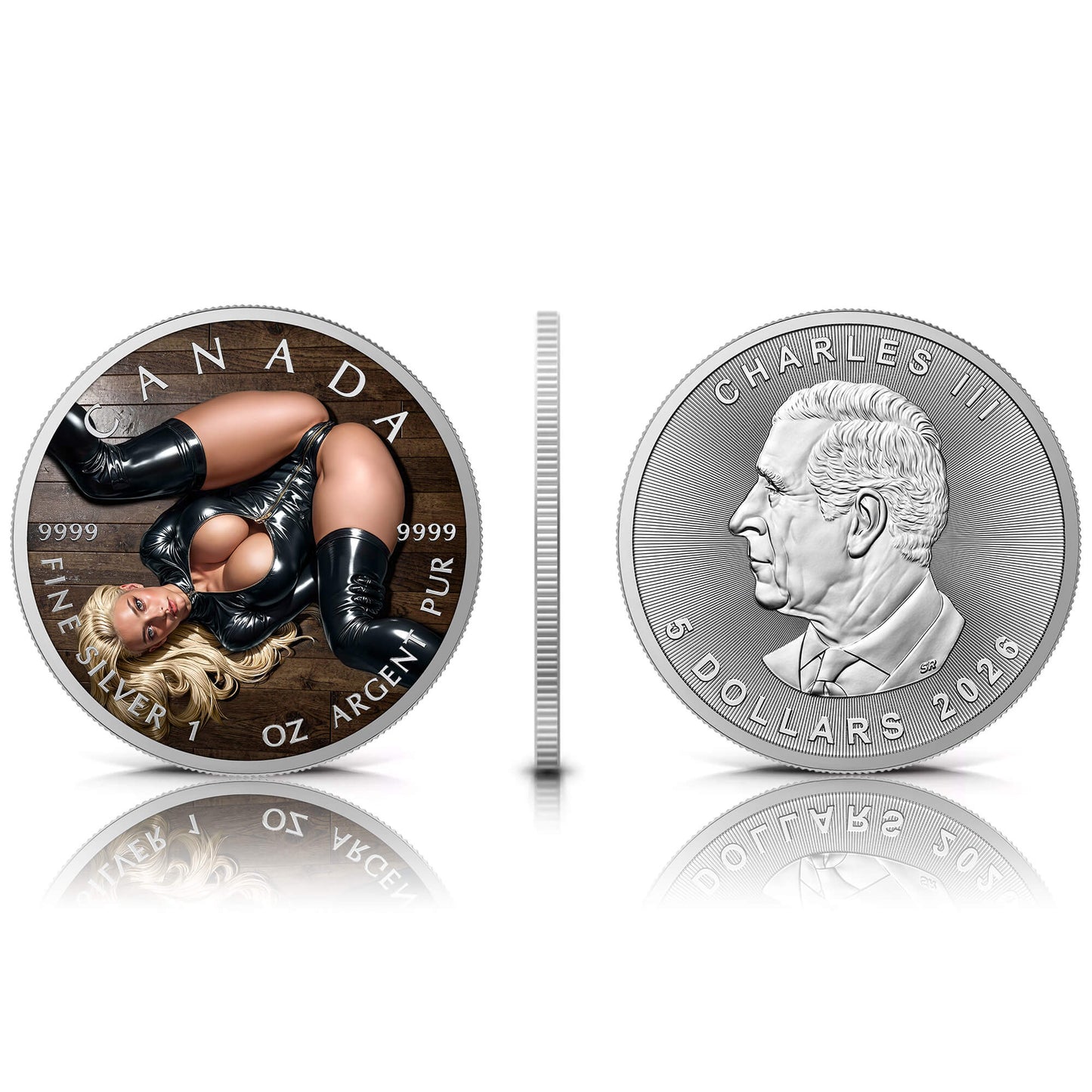 Canada 2026 - Latex Temptation - 1 oz Silbermünze Farbe