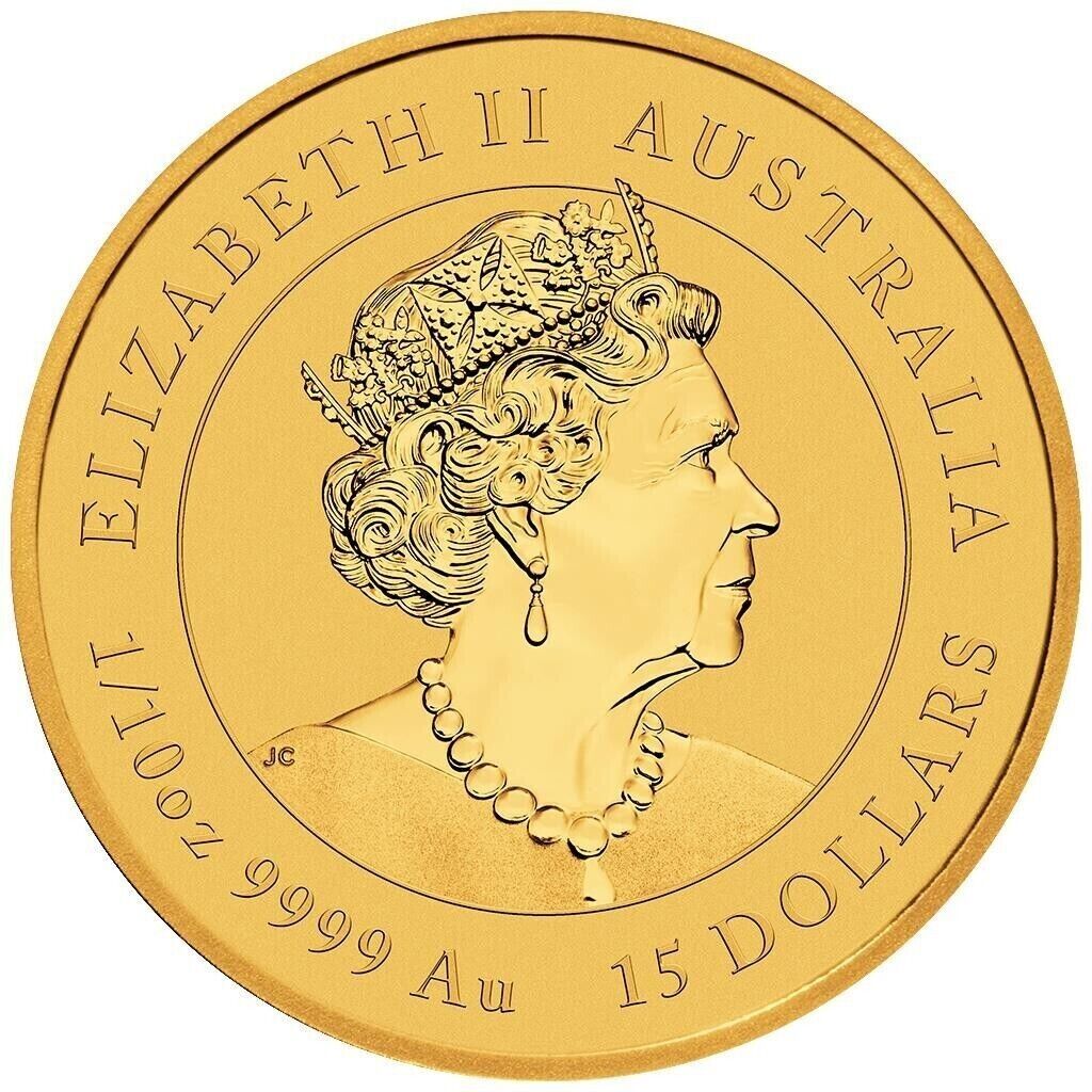 Lunar III Jahr des Hasen 2023 1/10 oz Goldmünze PM**