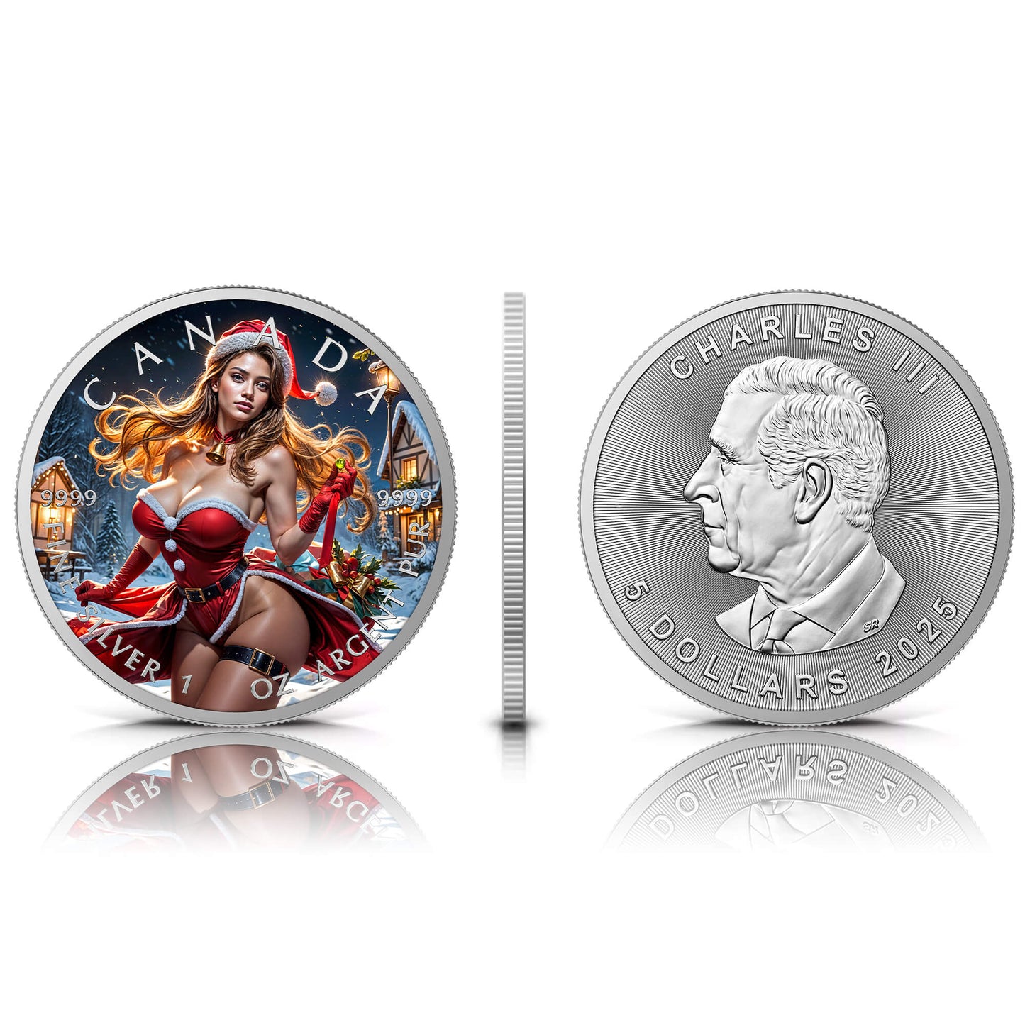 Canada 2025 - Lustful Present - 1 oz Silbermünze Farbe***