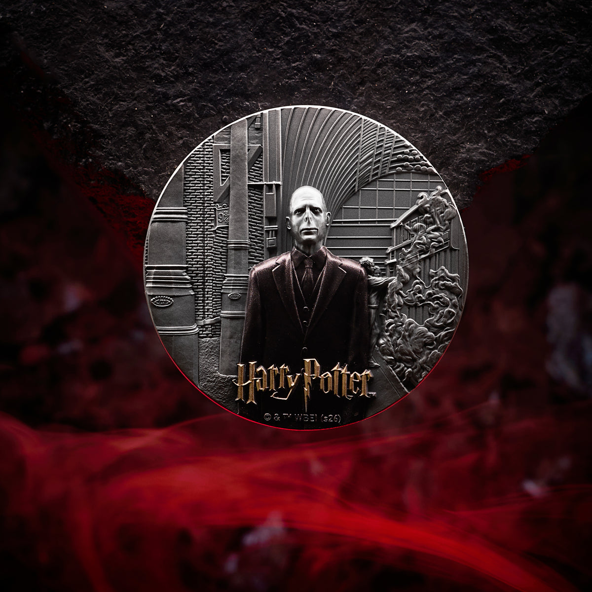 Harry Potter™ and the Order of the Phoenix - 2 oz Silbermünze 2026 - Antik Finish High Relief  UV Coloriert
