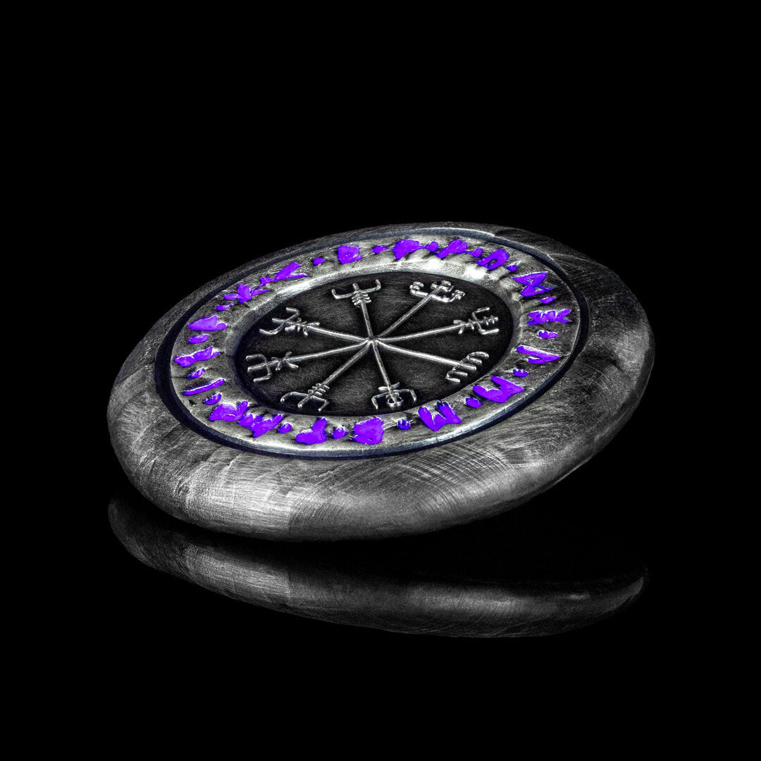 Germania Mint - Vegvisir 2026 - 2 oz Guss Silberbarren Antik UV
