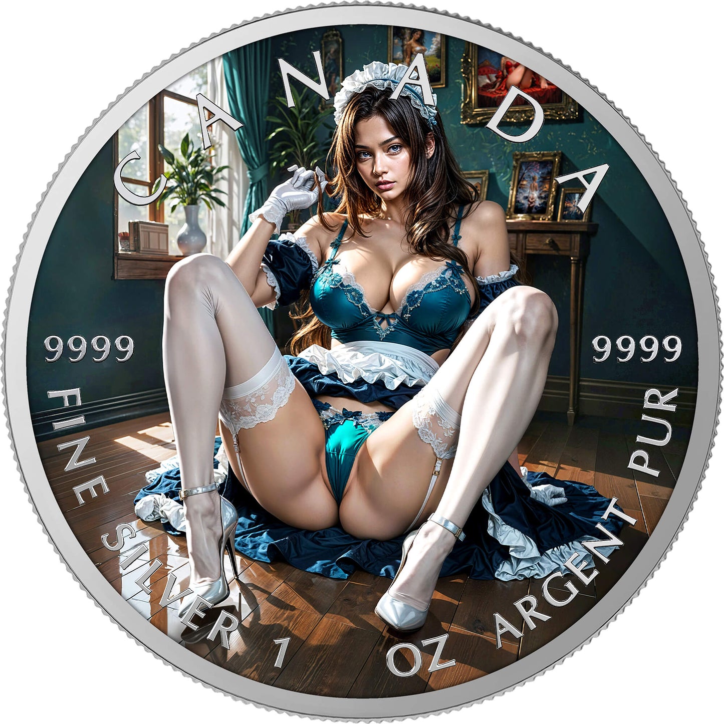 Canada 2026 - Maid Temptation - 1 oz Silbermünze Farbe