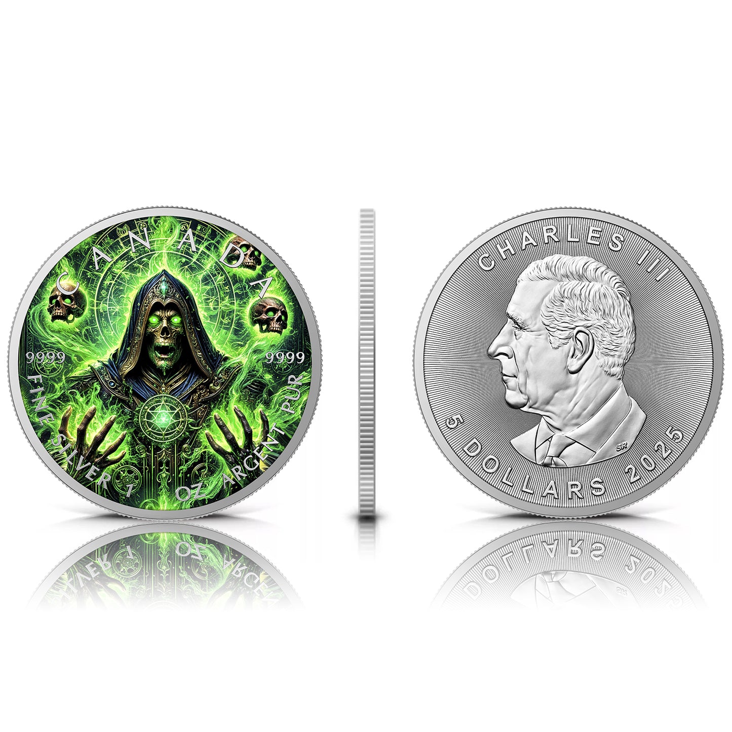 Canada 2025 - Necromancer - 1 oz Silbermünze Farbe***