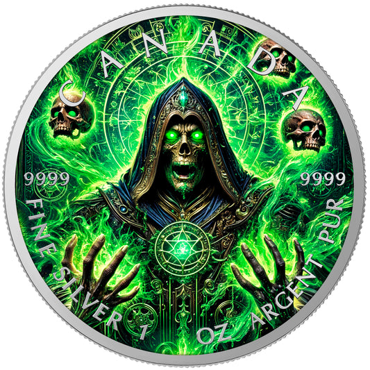 Canada 2025 - Necromancer - 1 oz Silbermünze Farbe***