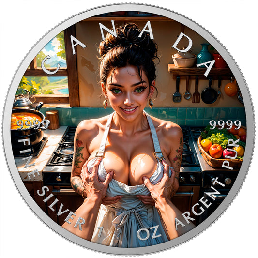 Canada 2025 - No Touching - 1 oz Silbermünze Farbe***