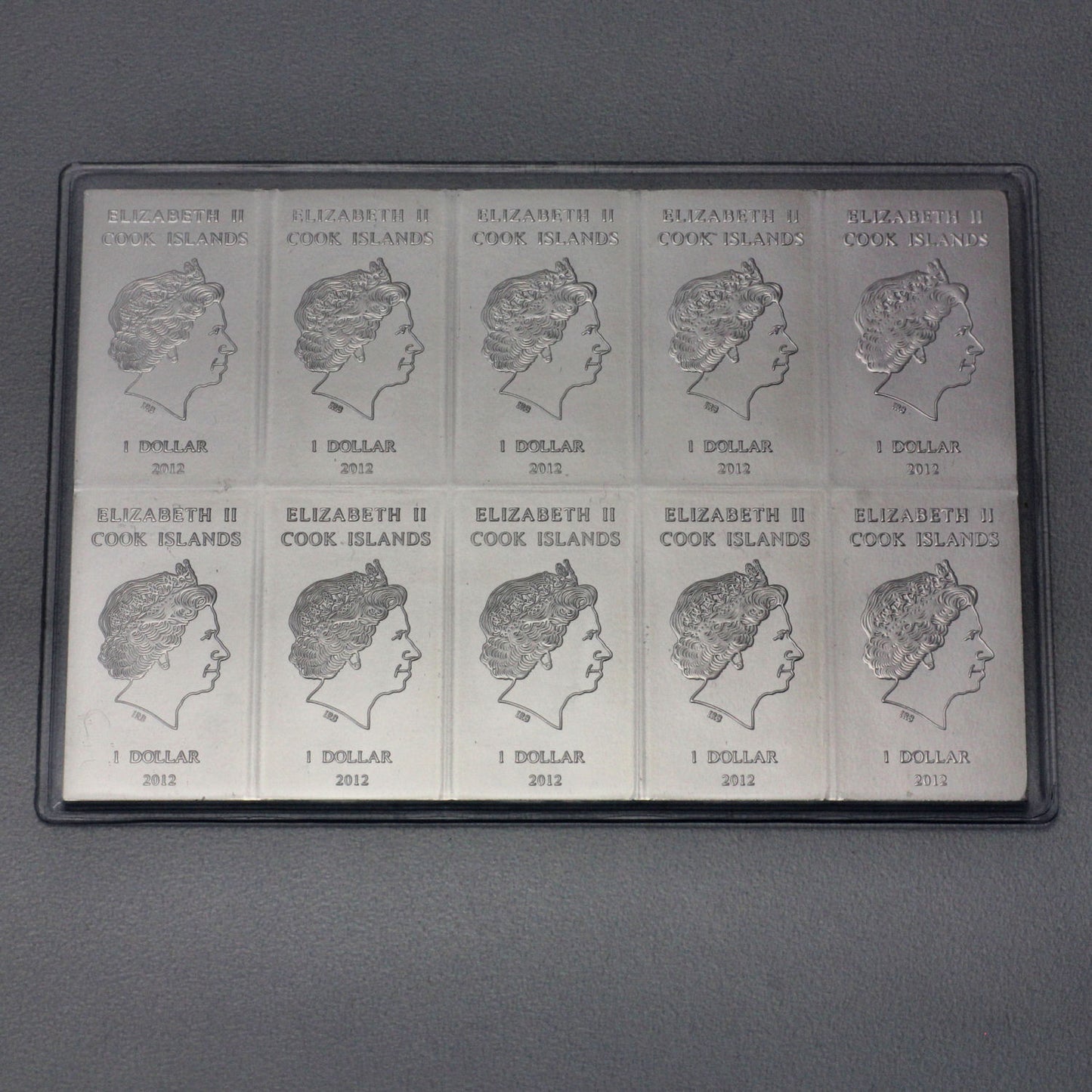 Silbertafel Valcambi "CombiCoin" 10 x 10 Gramm Silberbarren Tafelbarren