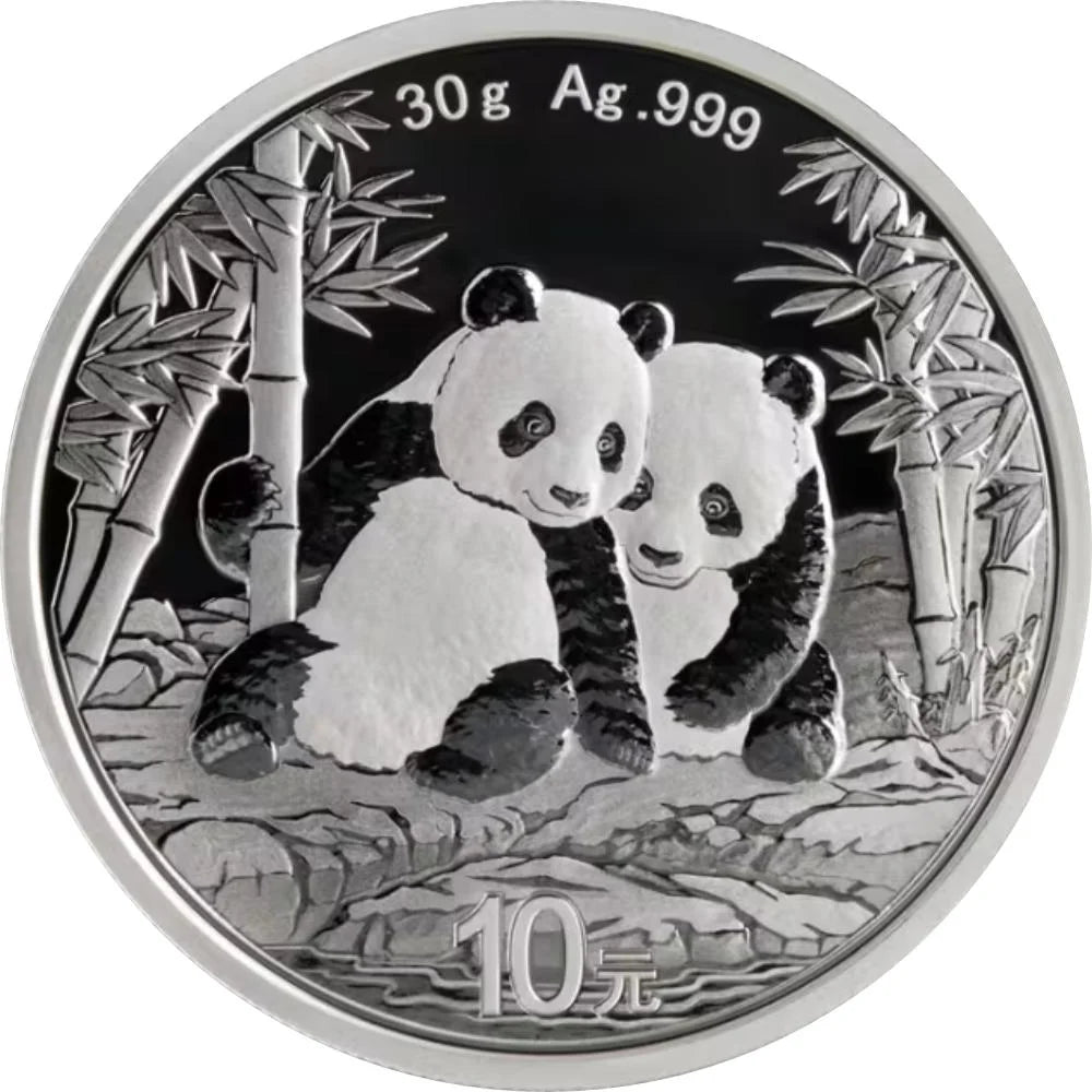 China Panda 2026 - 30 Gramm Silbermünze - 10 Yuan