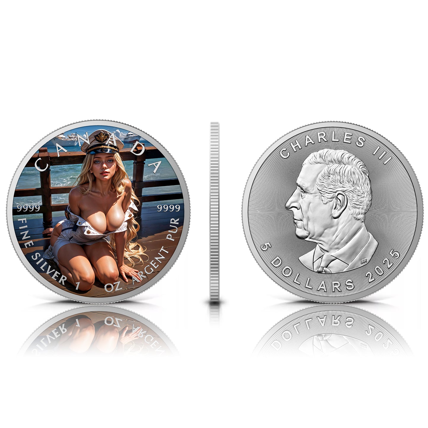 Canada 2025 - Pier Date - 1 oz Silbermünze Farbe