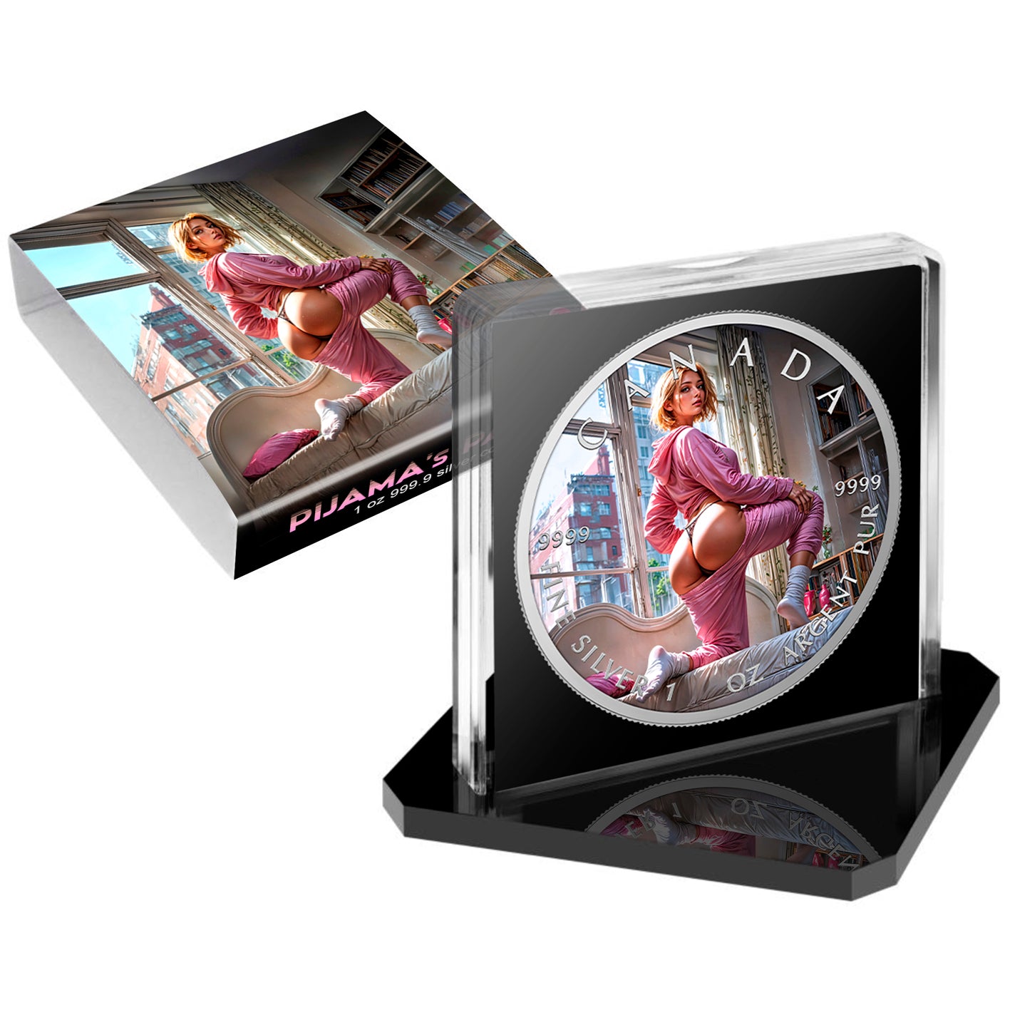 Canada 2025 - Pijamas Party - 1 oz Silbermünze Farbe***