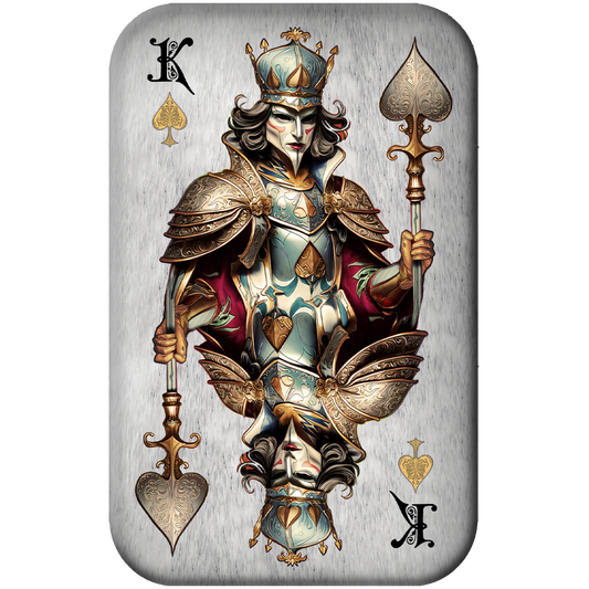 Asturmint - Poker Cards - King of Spades #1.  2 oz Silberbarren