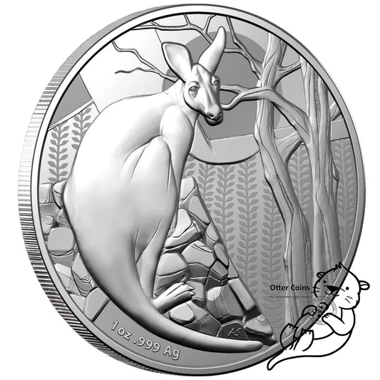 Kangaroo divers 1 Oz Silbermünze*