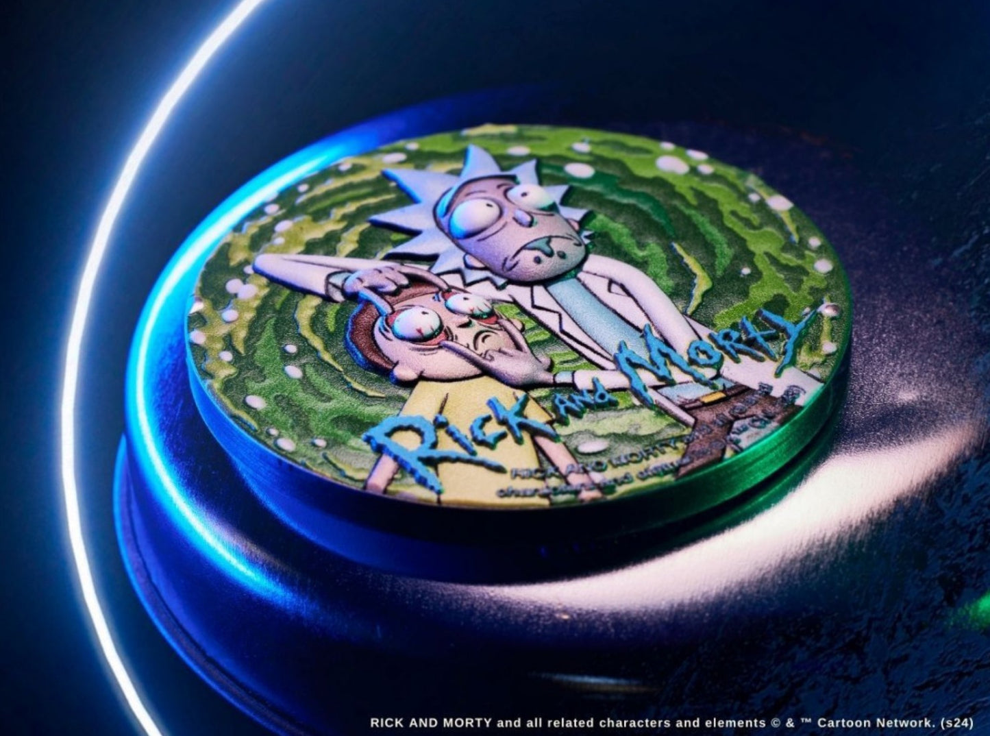 Rick and Morty – Niue- 2 oz Silbermünze 2023 - Antik Finish High Relief UV