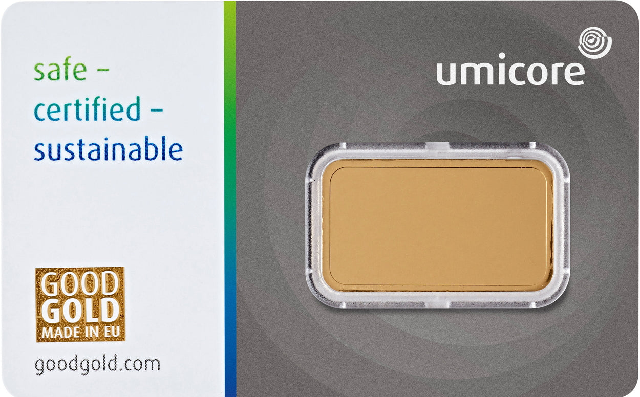 Goldbarren 10 Gramm Umicore Goldbarren 999.9 Gold**