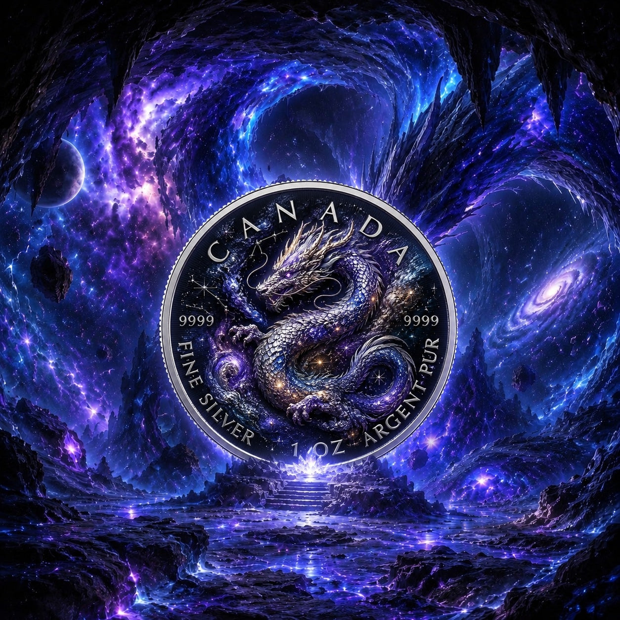 Canada 2026 - STELLAR Guardian - 1 oz Silbermünze Farbe