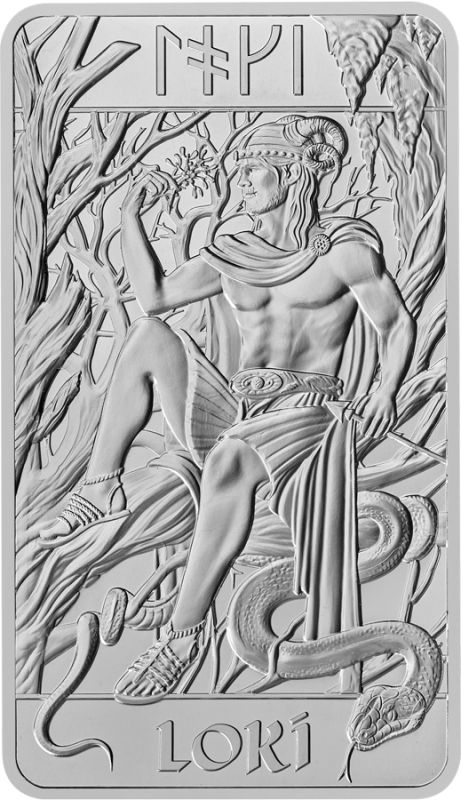 Norse Gods – 3. Ausgabe Loki - 10 oz Silberbarren The Royal Mint Germania Mint