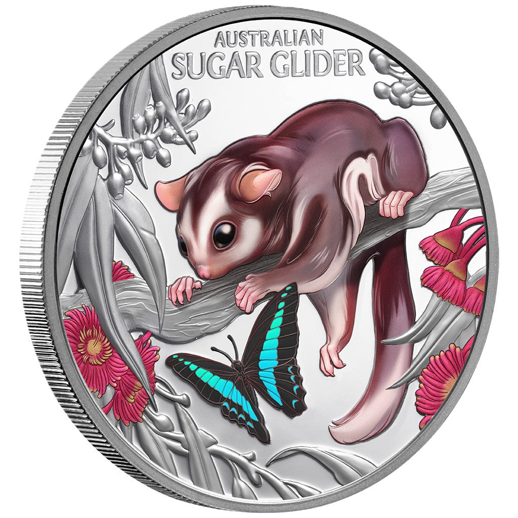 Niue - Cute & Cuddly - Baby Sugar Glider - 2026 - 1 oz Silbermünze***