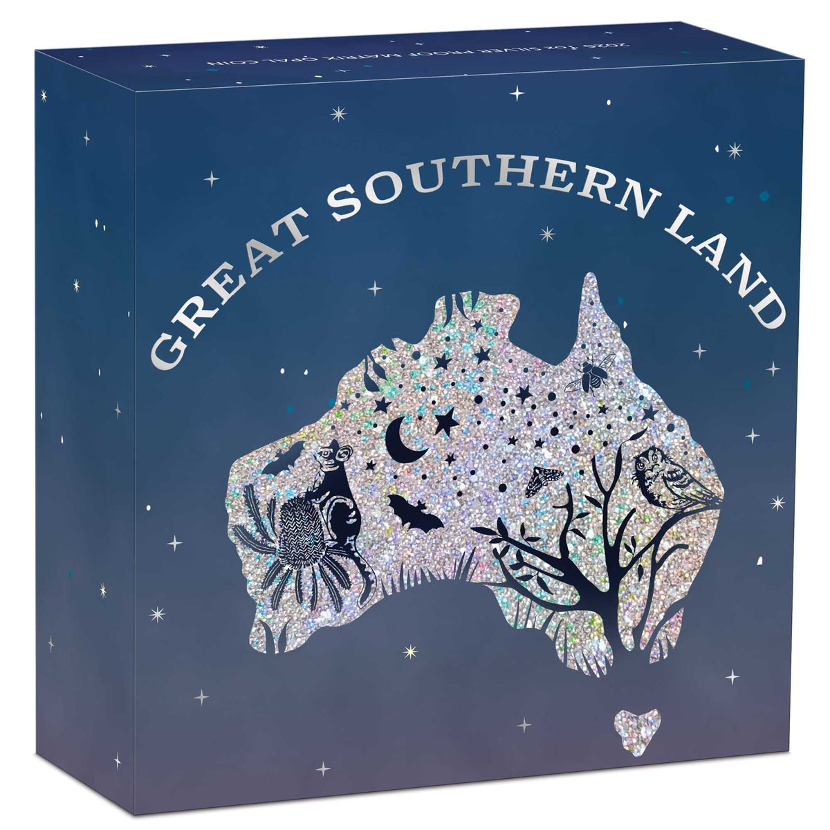 Great Southern Land - Nocturnal - 2026 - 1 oz Silbermünze Matrix Opal PP in Box