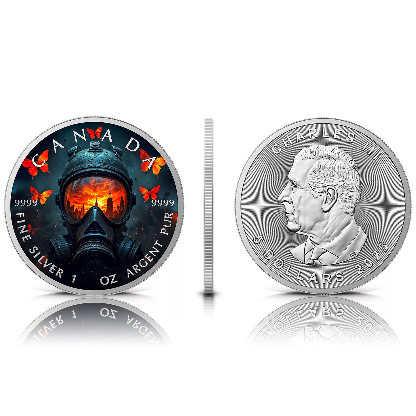 Canada 2025 - Silent Extinction - 1 oz Silbermünze Farbe***