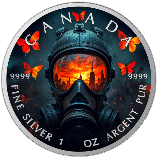 Canada 2025 - Silent Extinction - 1 oz Silbermünze Farbe***