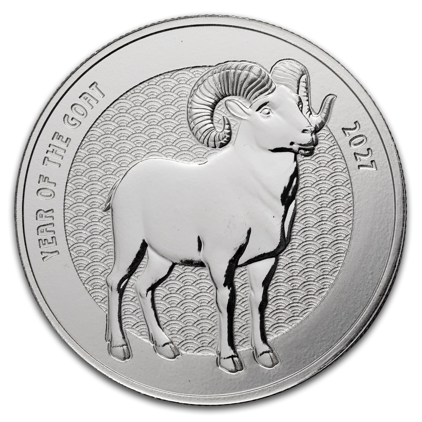 Lunar Year of the Goat 2027 - Series 2 - 1 oz Silbermedaille BU