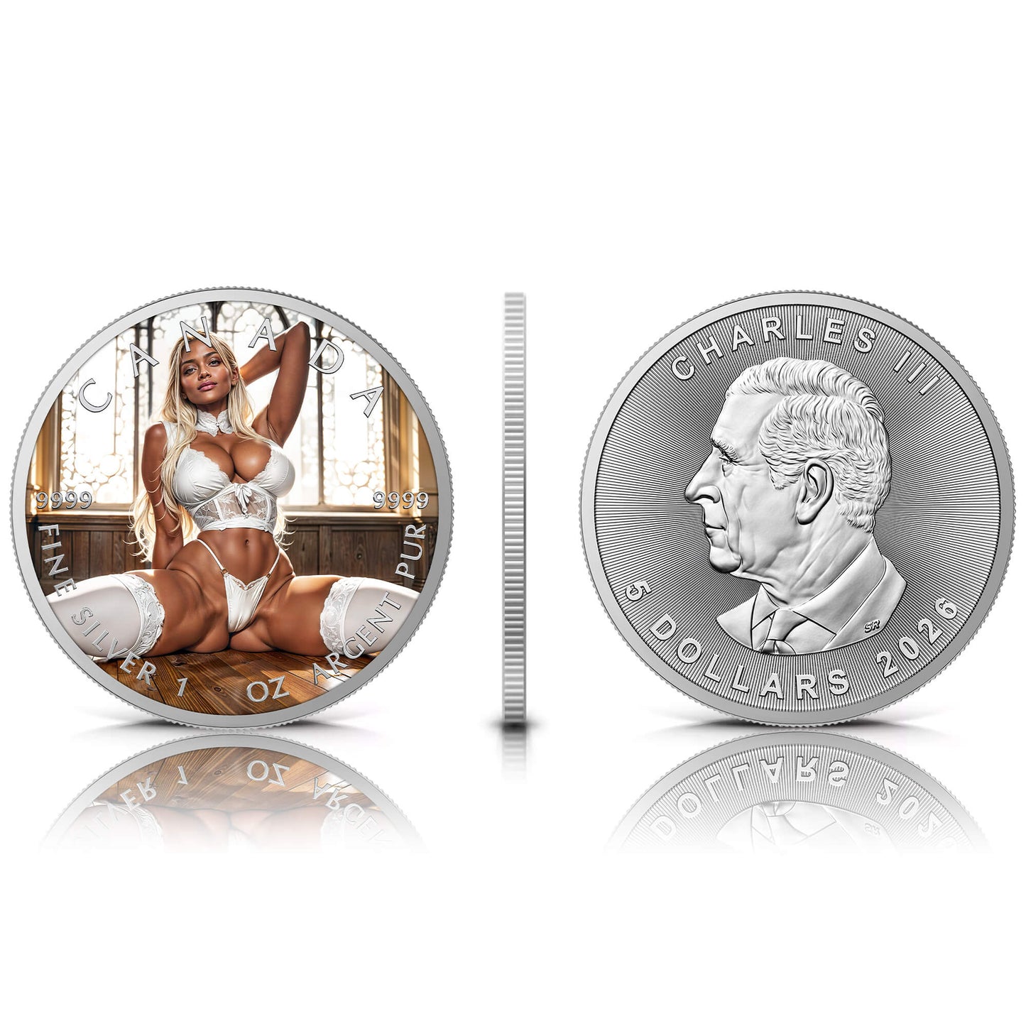 Canada 2026 - Sinful Ballet - 1 oz Silbermünze Farbe