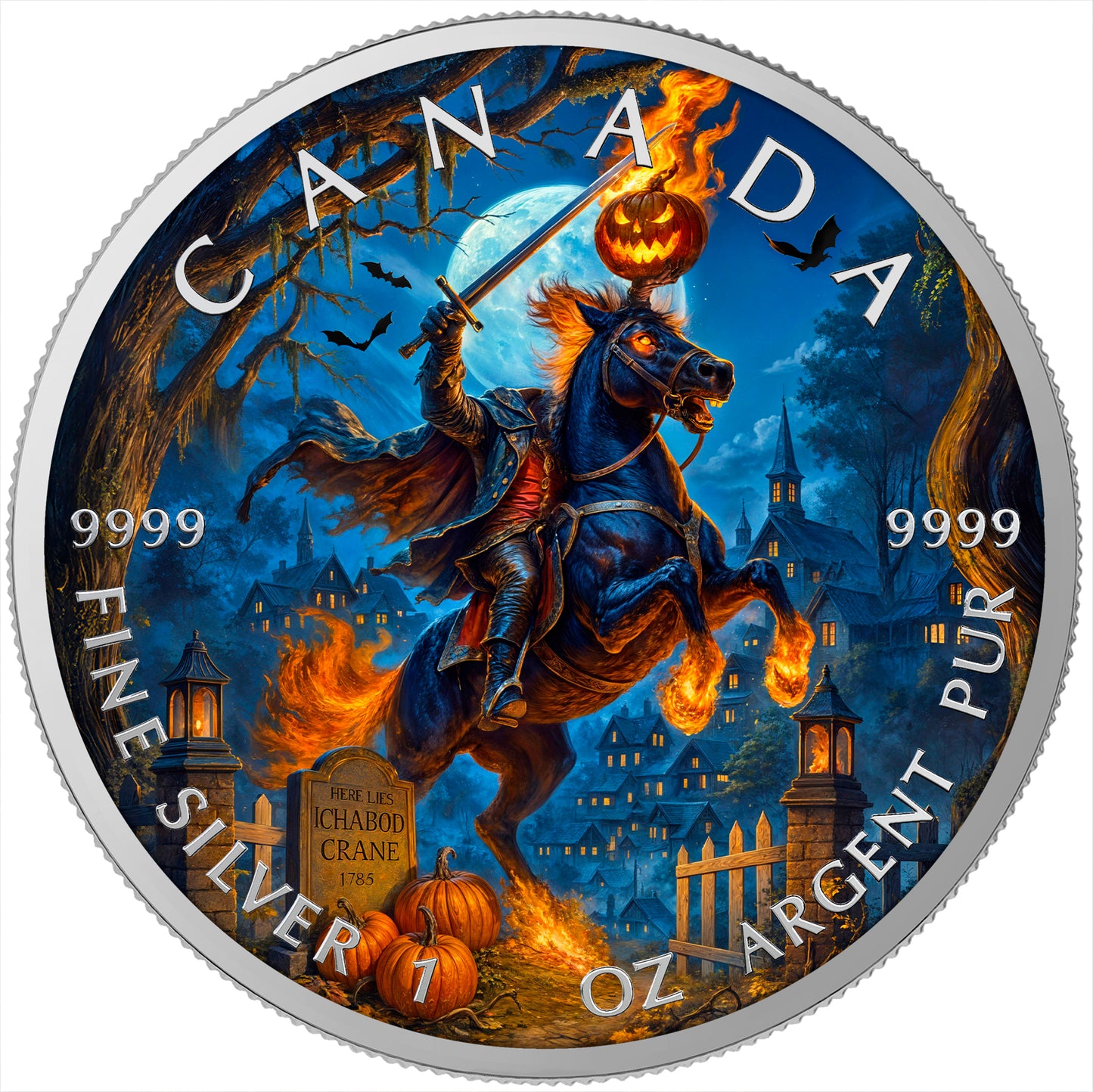Canada 2025 - Sleepy Hollow - 1 oz Silbermünze Farbe***