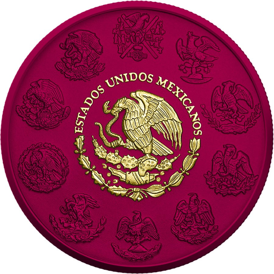 Mexico Libertad 2024 - Space Pink Opal - 1 oz Silbermünze***