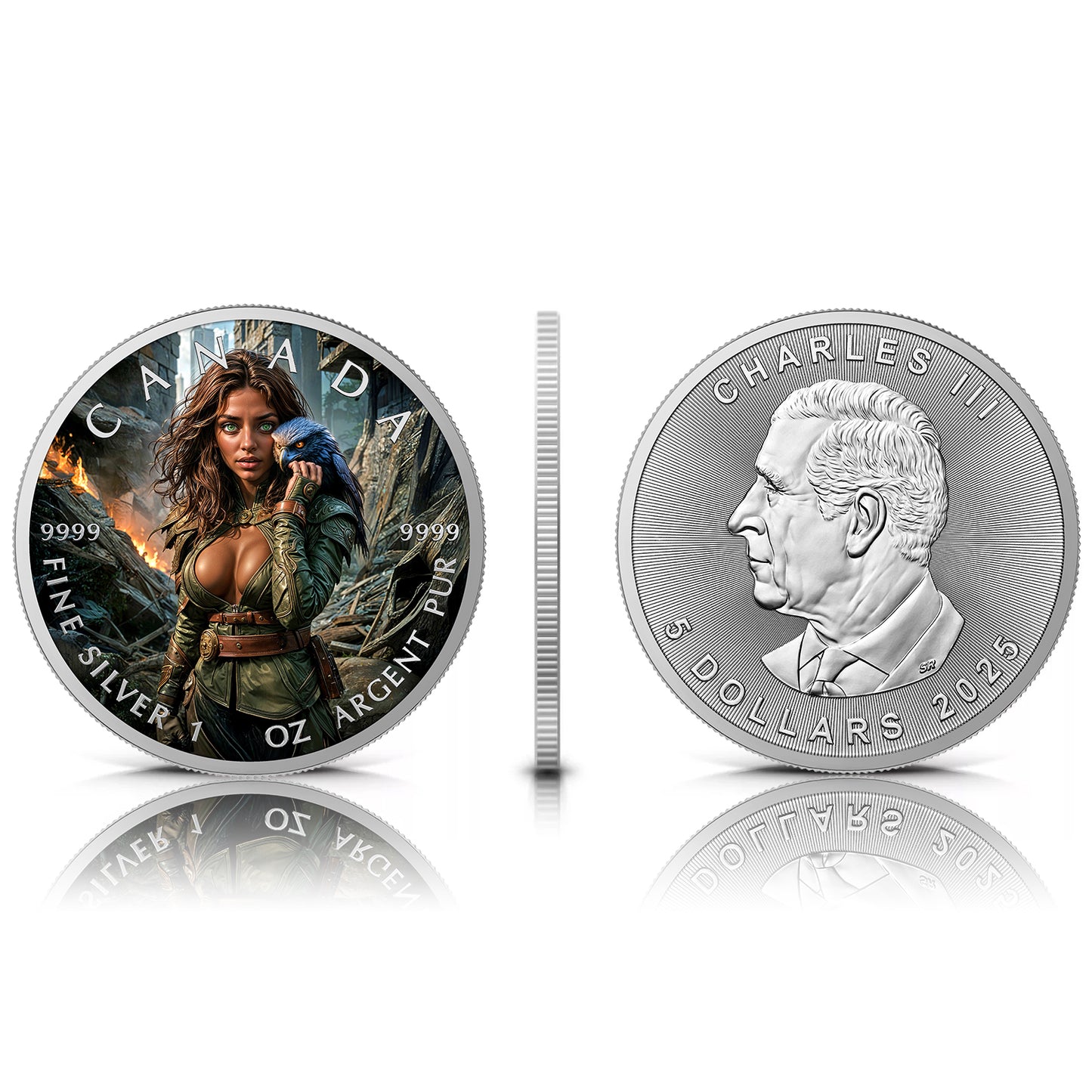 Canada 2025 - Surviving Partner - 1 oz Silbermünze Farbe***