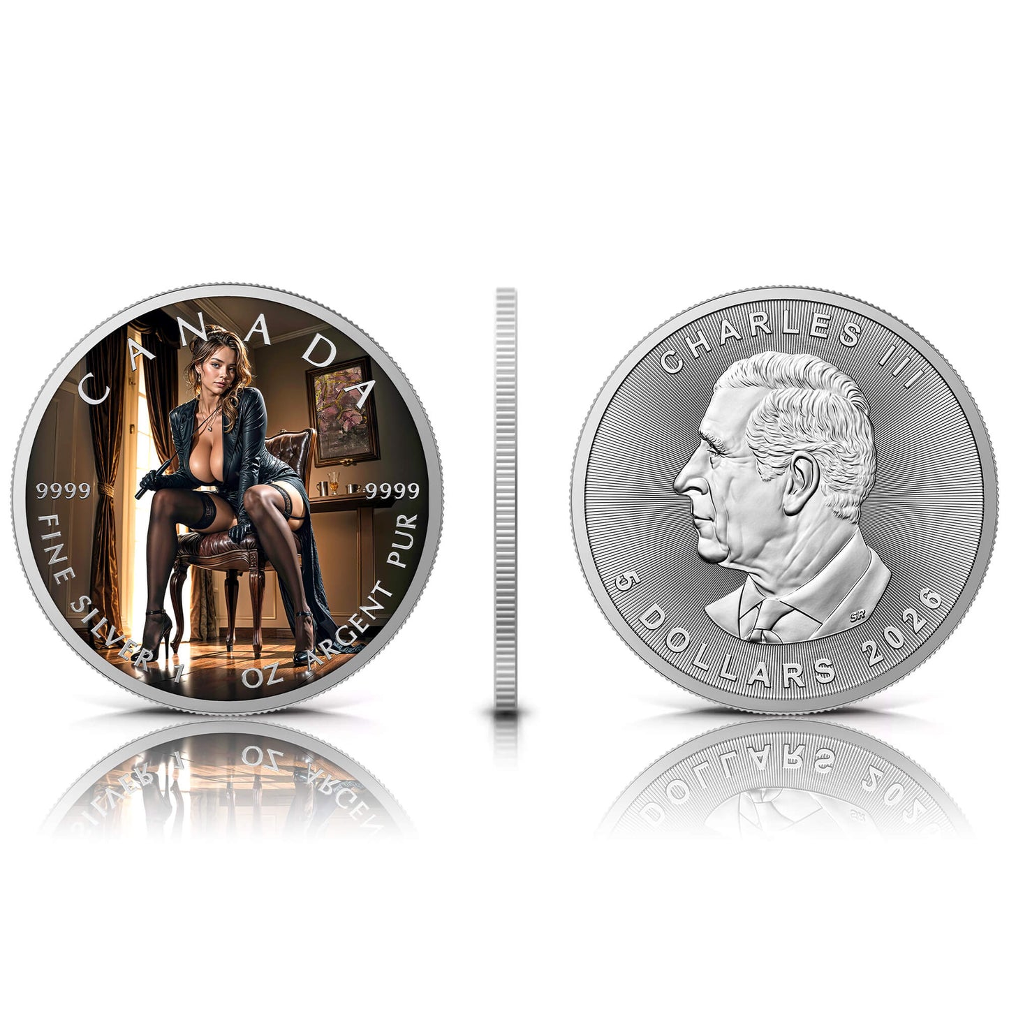 Canada 2026 - Sweet Submission - 1 oz Silbermünze Farbe
