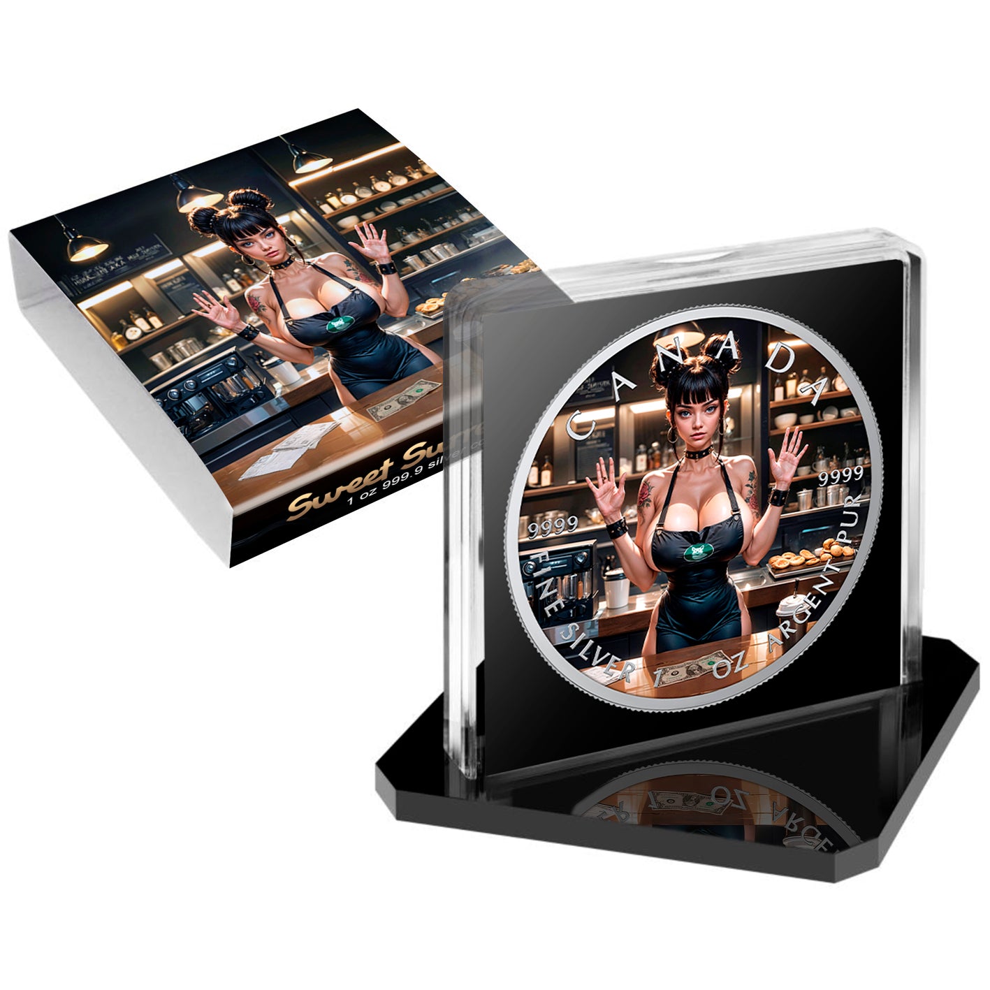 Canada 2025 - Sweet Surrender - 1 oz Silbermünze Farbe***