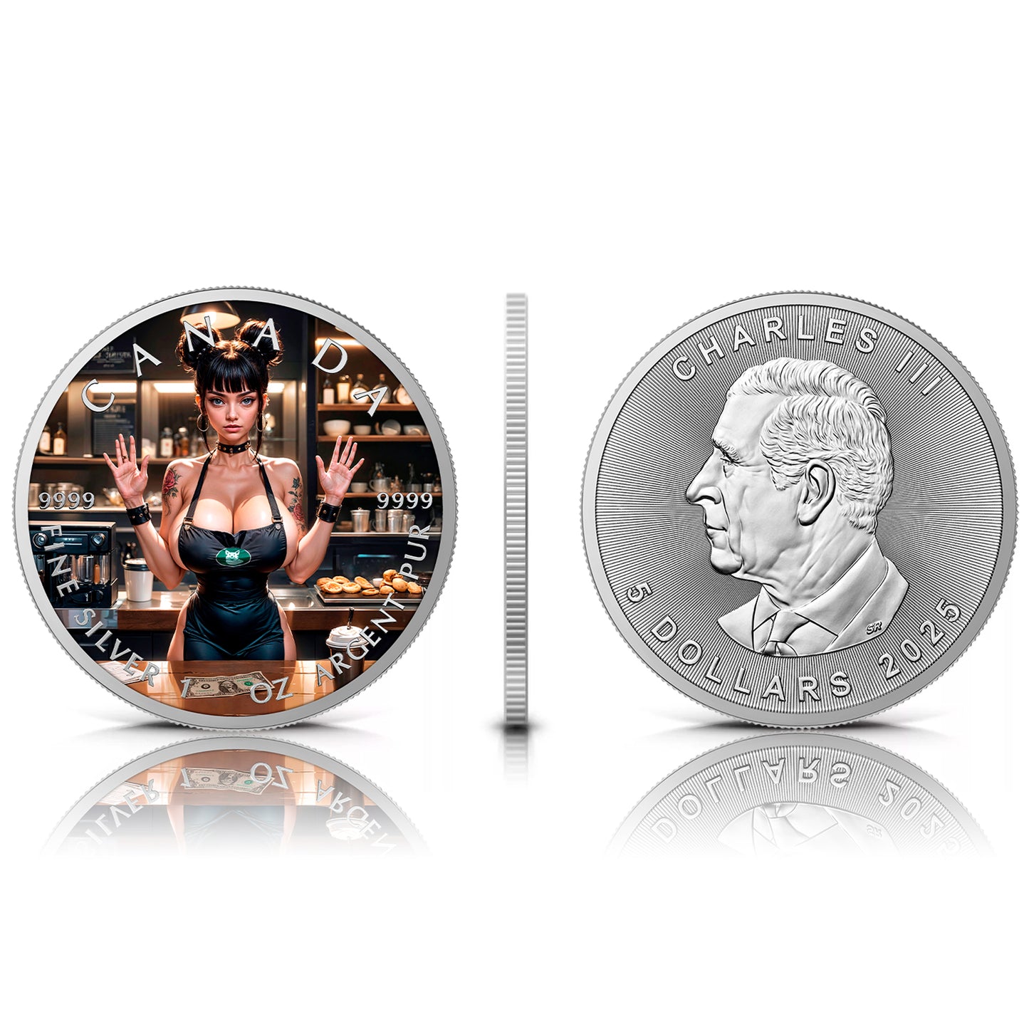 Canada 2025 - Sweet Surrender - 1 oz Silbermünze Farbe***