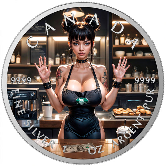 Canada 2025 - Sweet Surrender - 1 oz Silbermünze Farbe***
