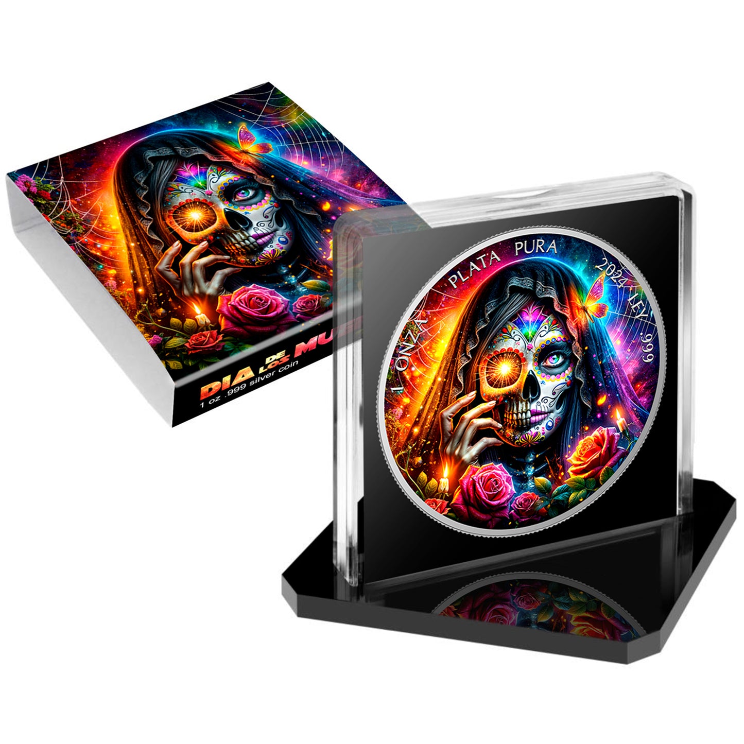 Mexico Libertad 2024 - Dia de los Muertos - The Death - 1 oz Silbermünze***