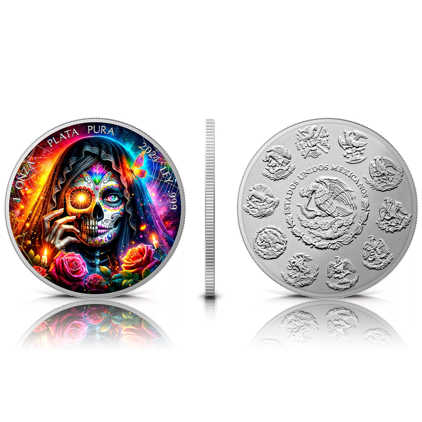 Mexico Libertad 2024 - Dia de los Muertos - The Death - 1 oz Silbermünze***