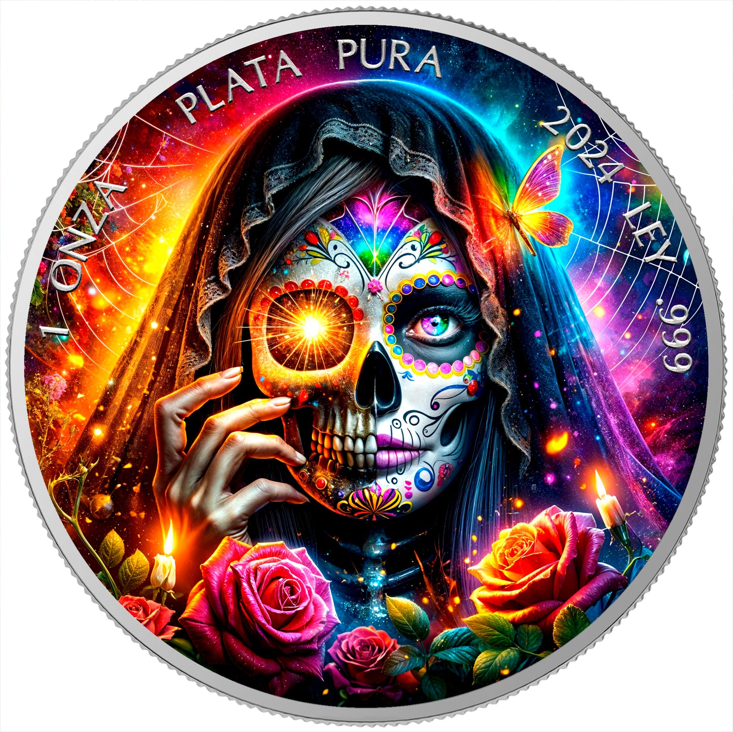 Mexico Libertad 2024 - Dia de los Muertos - The Death - 1 oz Silbermünze***