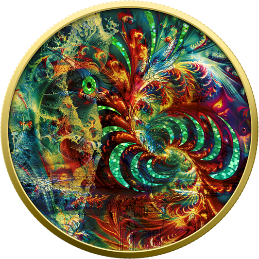 Mexico Libertad 2024 - Metaphysical - The Fractal Destiny - 1 oz Silbermünze***
