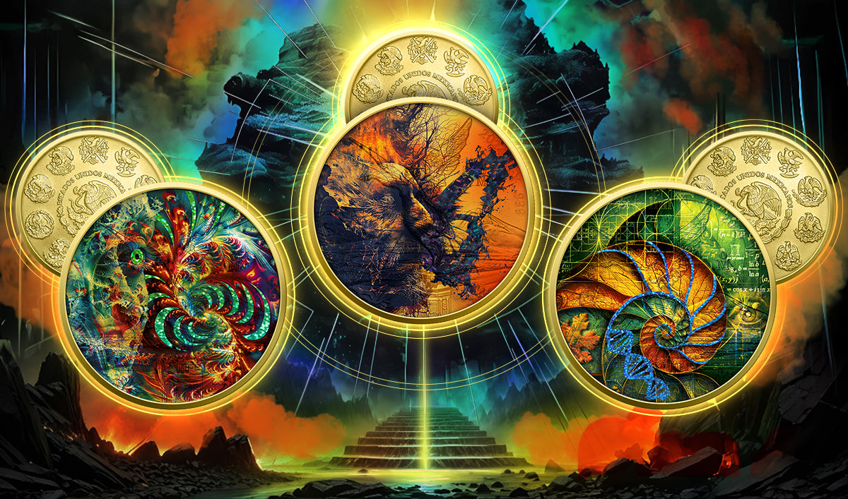 Mexico Libertad 2024 - Metaphysical - The Hidden Code - 1 oz Silbermünze***