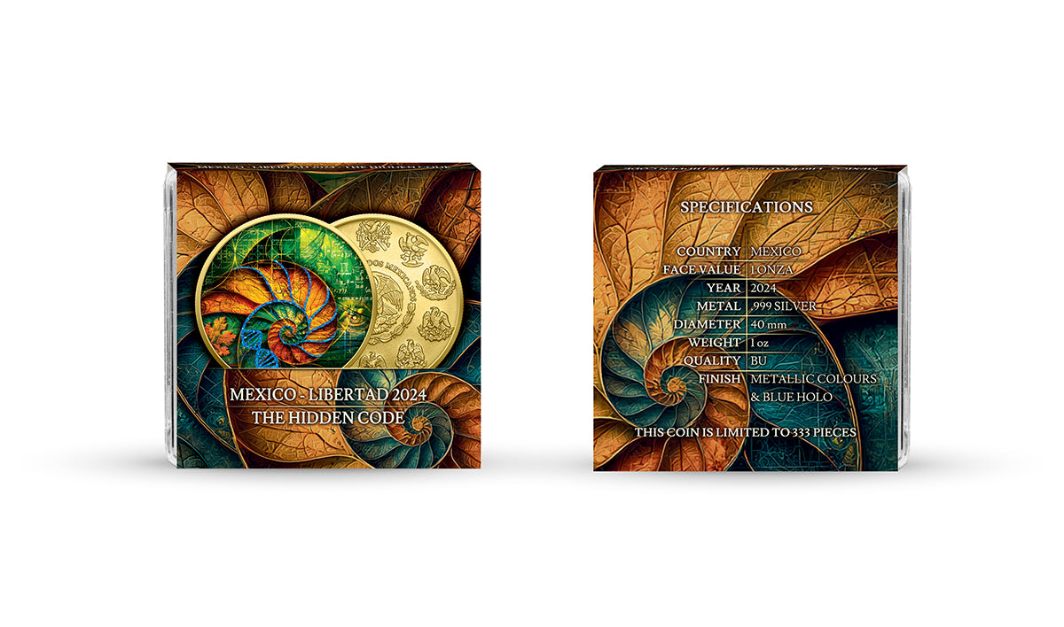 Mexico Libertad 2024 - Metaphysical - The Hidden Code - 1 oz Silbermünze***